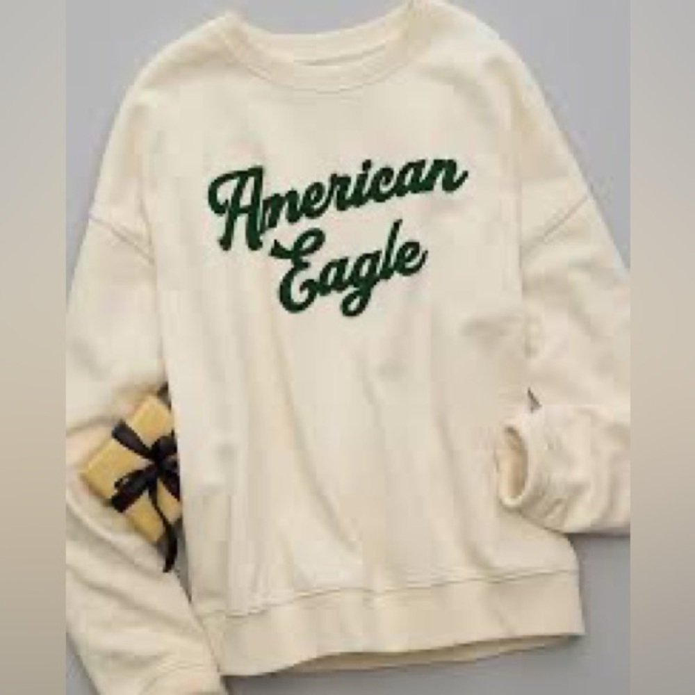 American Eagle Outfitters Cream Sweater for Men - Picture 2 of 6